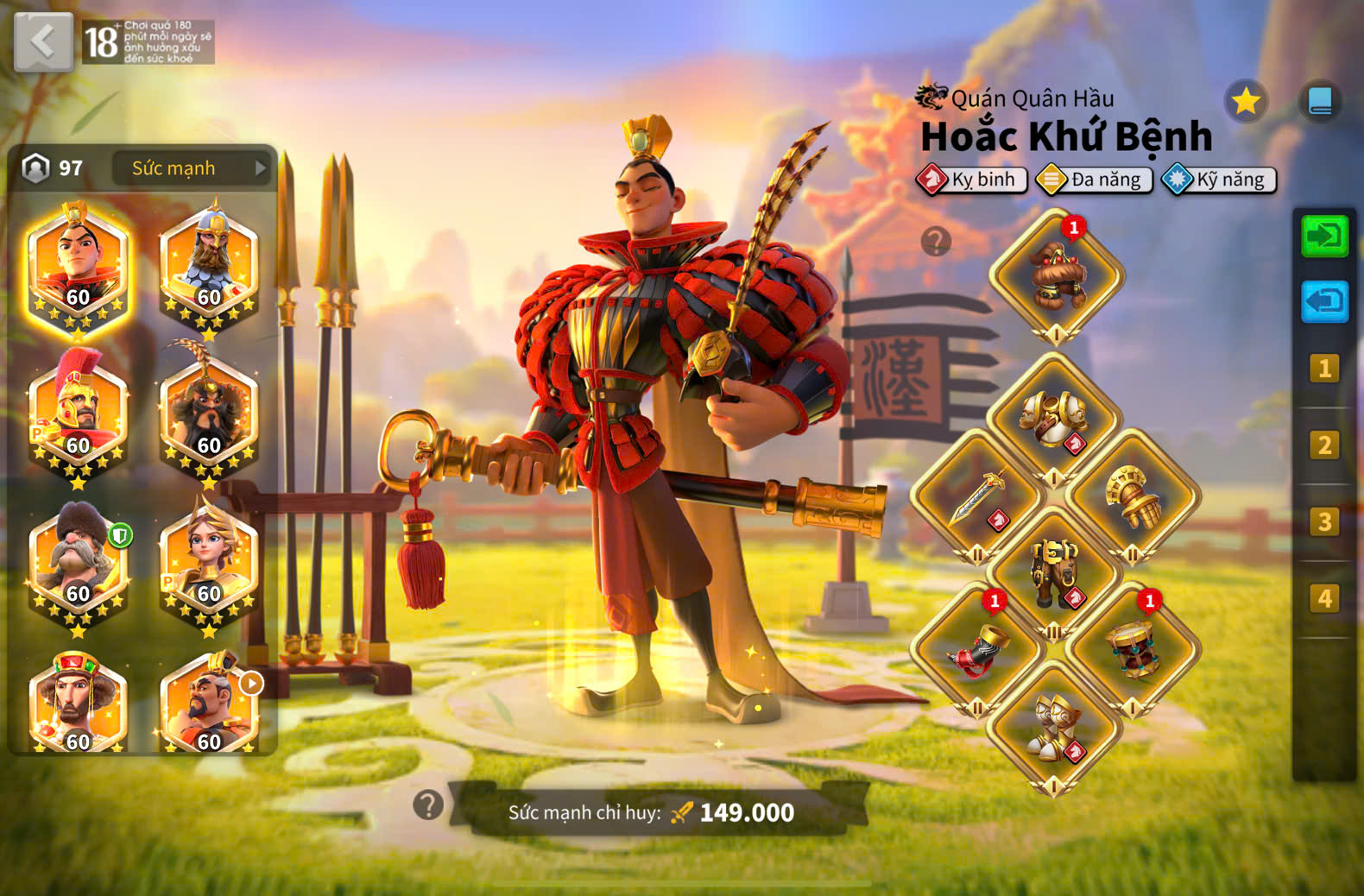 ACC VIP 15 max 9 cam vũ trang ngon chuyên kỵ