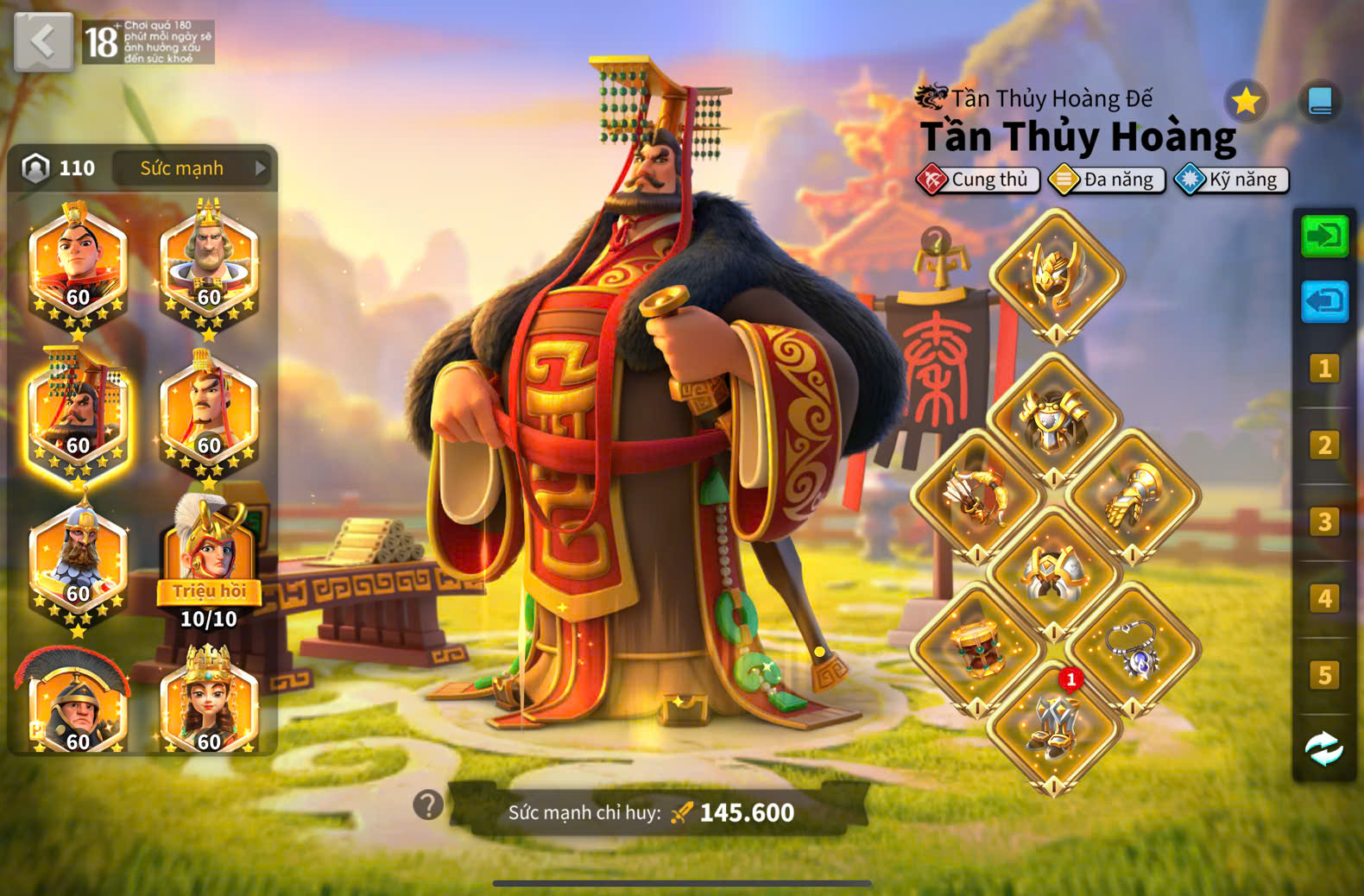 ACC VIP 16 Full 5 sét cam + Vé bay 42 + kẹp 2 farm 