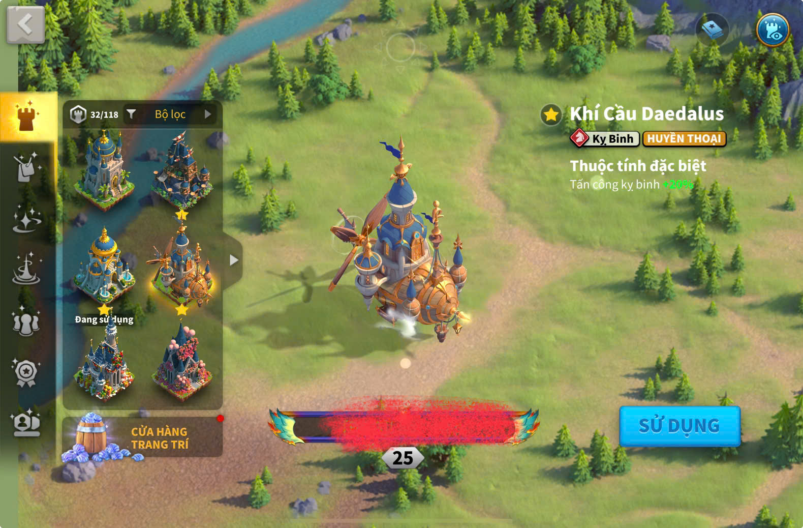 ACC VIP 18 Full 5 sét cam + ủ rss kho 34 tỷ + nhà thiên đỉnh kỵ