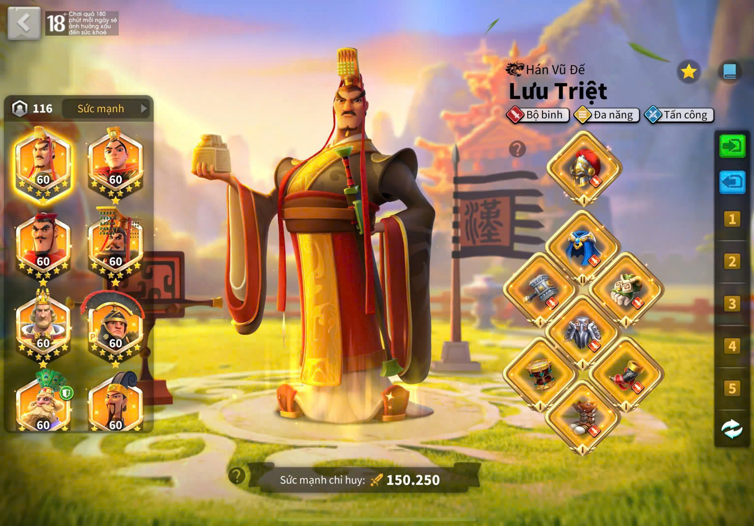 ACC VIP 18 full 6 sét cam - nhà thiên đỉnh bộ - dư 125k gem