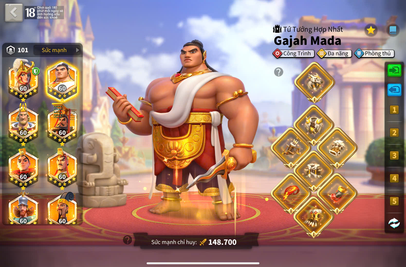 ACC VIP 18 Full 6 sét cam + kẹp 4 acc farm ủ rss kho và tăng tốc nhiều