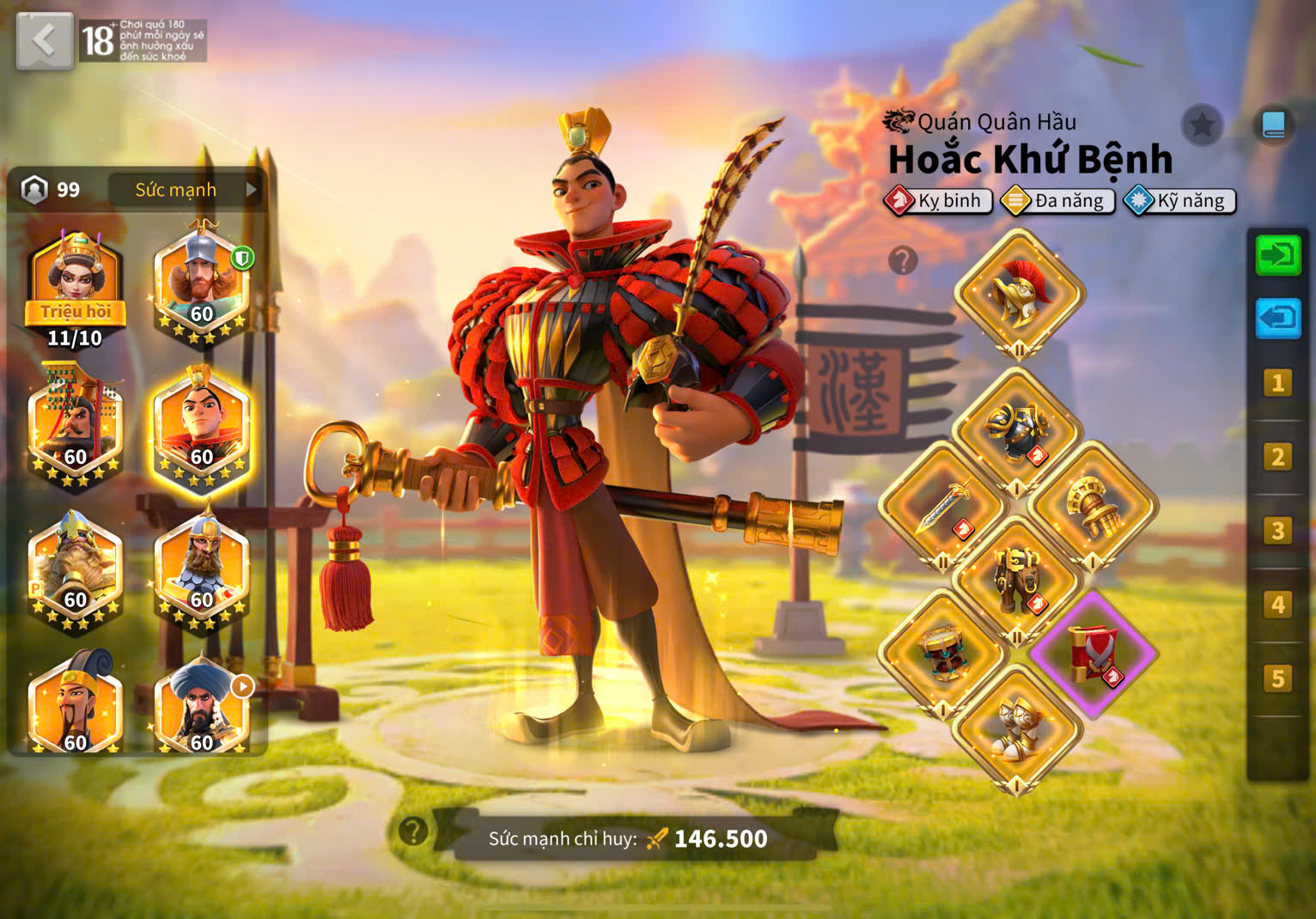 ACC VIP 17 có 5 sét đồ 87m pow kẹp 4 farm phải cày vé bay đi